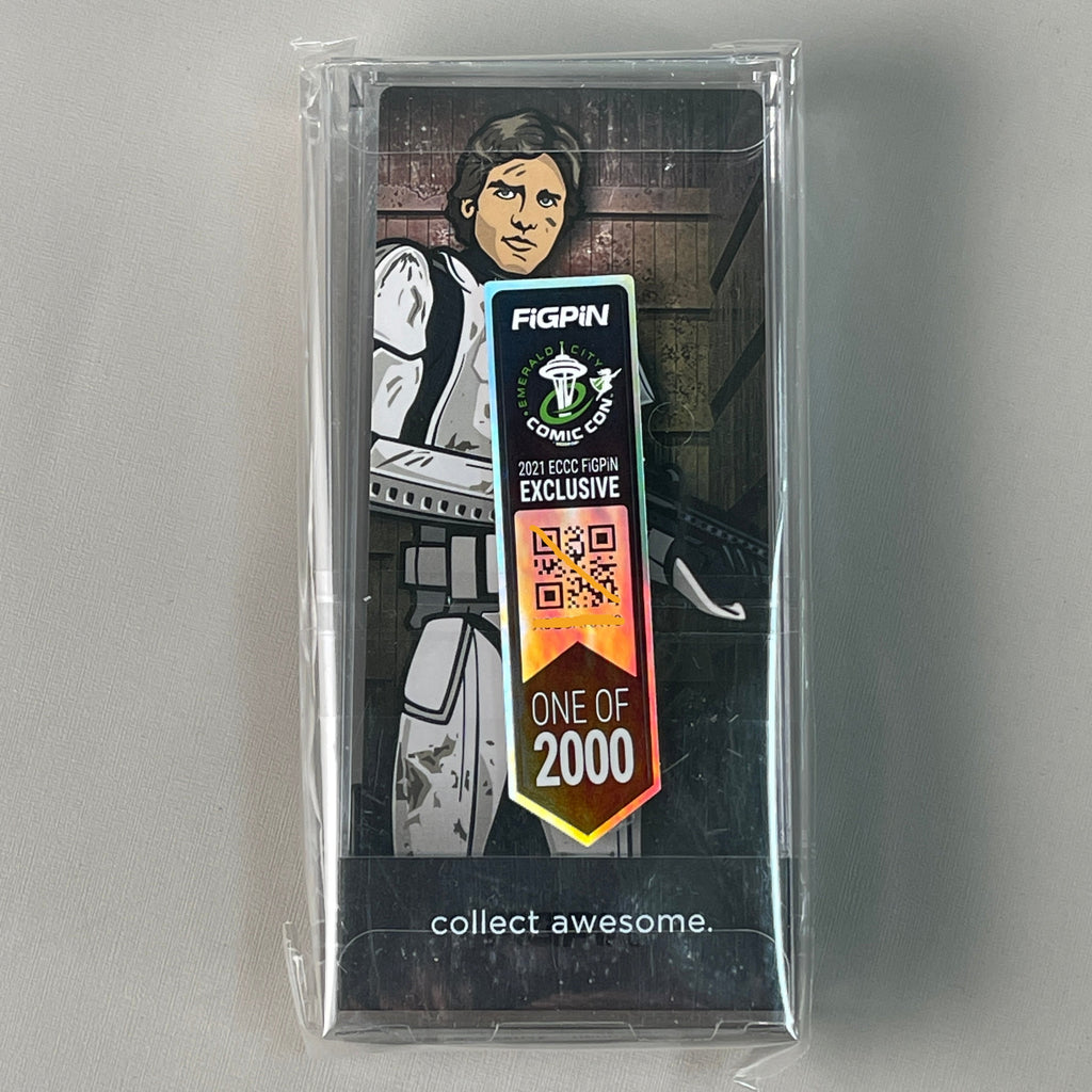 FIGPIN / DISNEY Han Solo Star Wars A New Hope Comic Con Logo Pin 833 (Locked New)