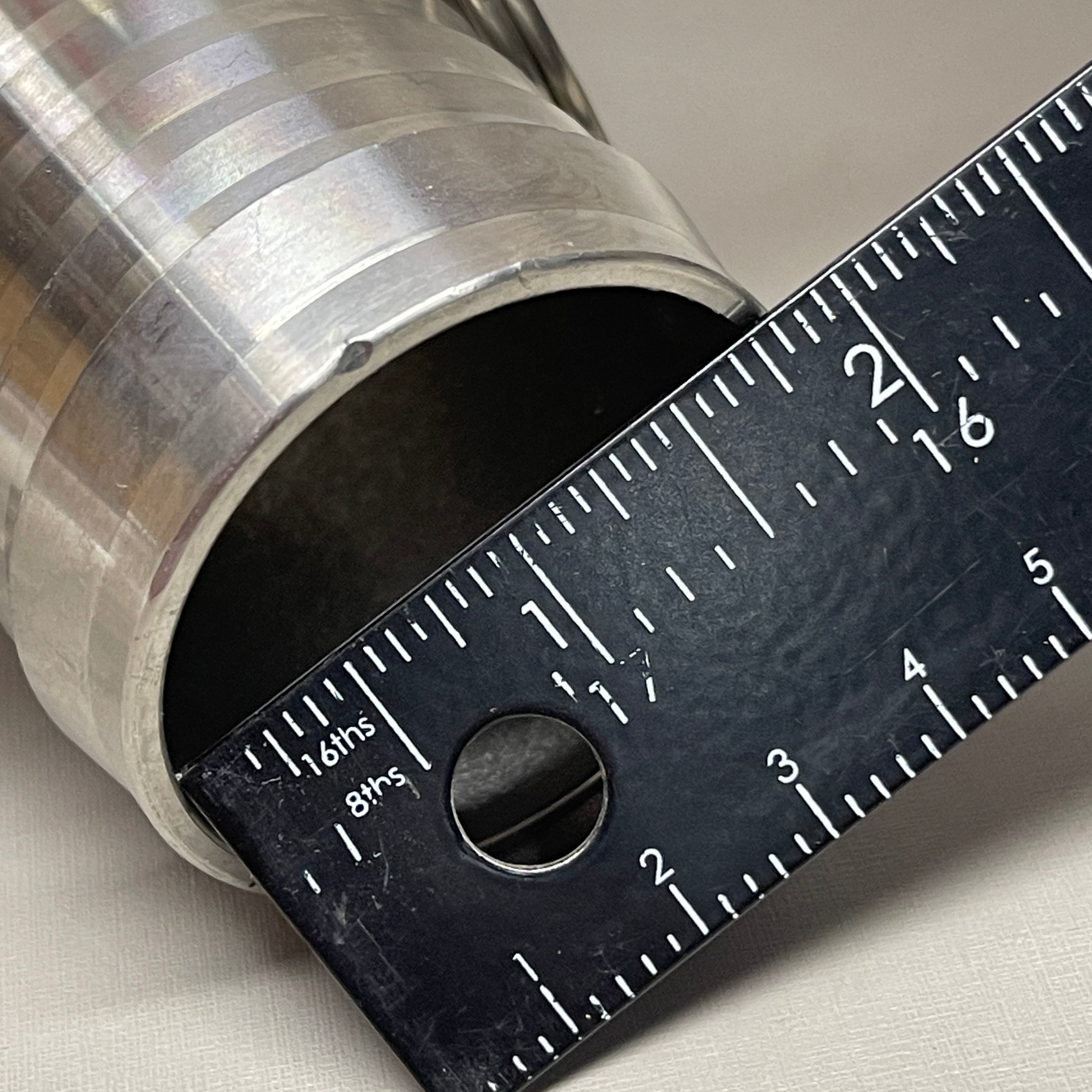 FLEXTRAL Cam & Groove Coupling Lock-On Thread Stainless 2.5" ID F X 1.75" ID M X 5.5" L C200-X (New)