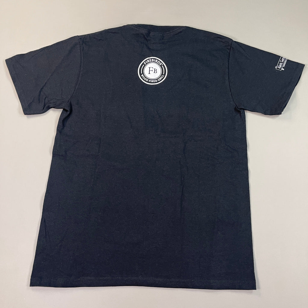 FIREBIRDS Honorary Chef Employee Staff Uniform SS Shirt Youth Sz L Black (New)