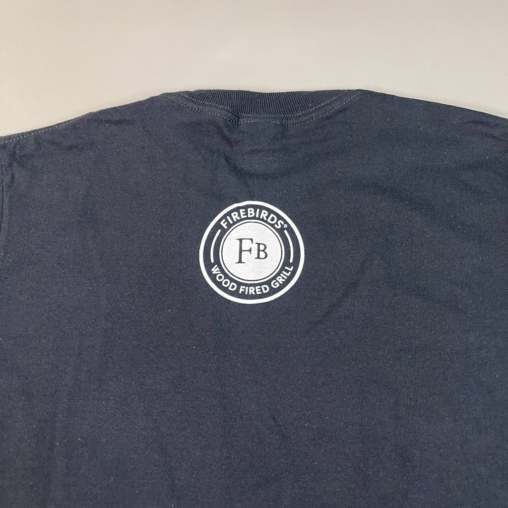 FIREBIRDS Honorary Chef Employee Staff Uniform SS Shirt Youth Sz L Black (New)