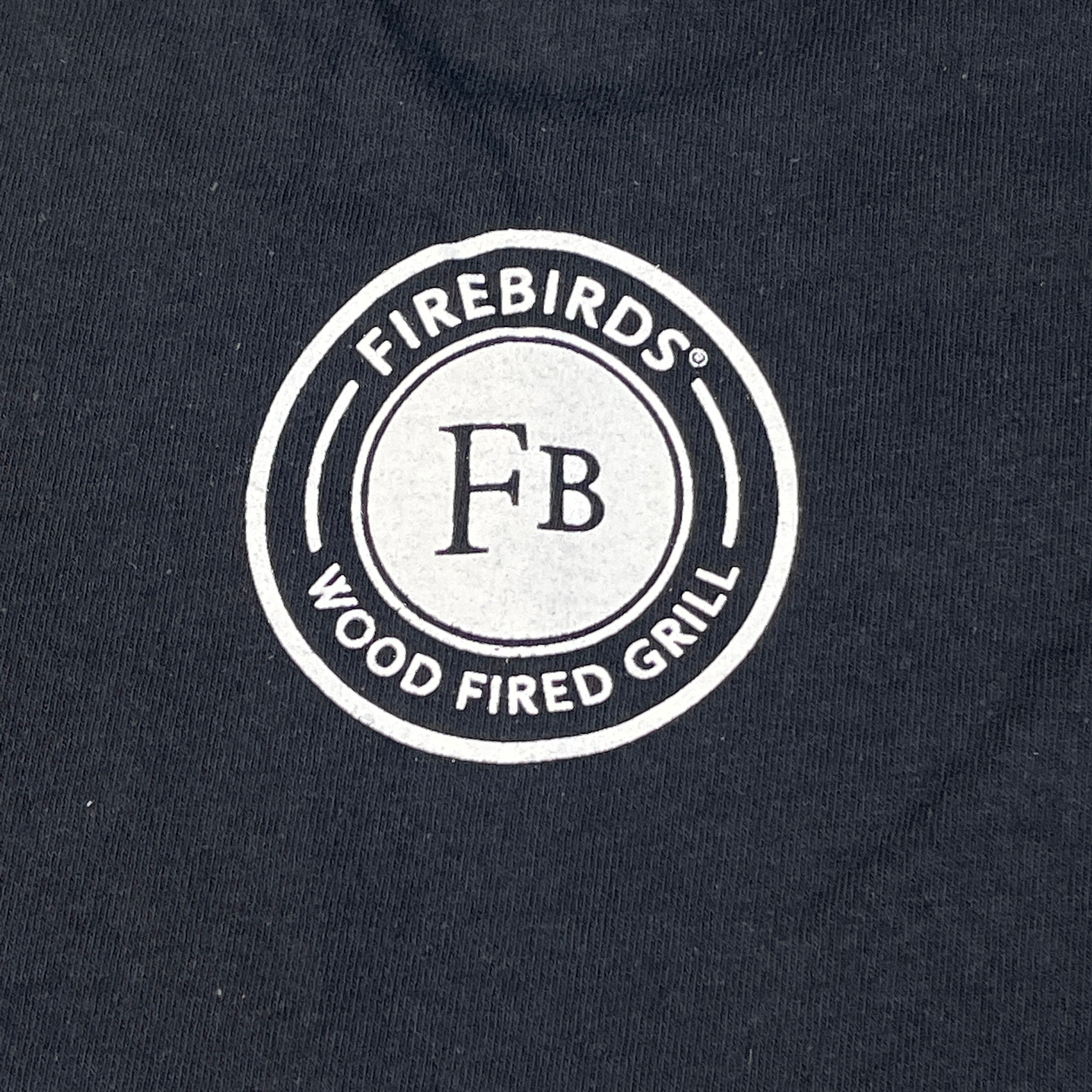 FIREBIRDS Honorary Chef Employee Staff Uniform SS Shirt Youth Sz L Black (New)
