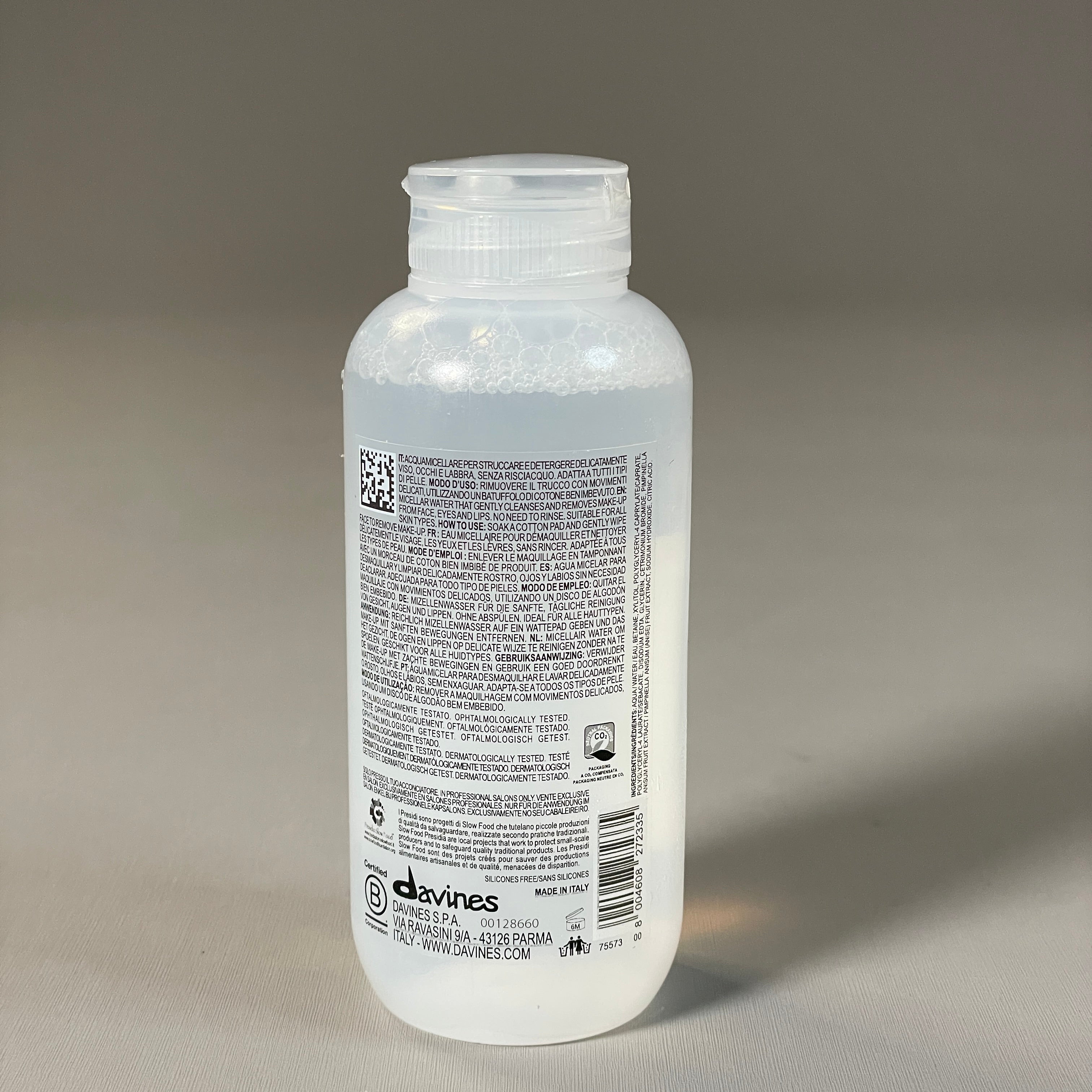 DAVINES Dedy Micellar Water 5.07 fl oz/150ml 75573 (New)