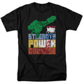 Justice League Heroic Qualities Mens T Shirt Black Officially Licensed