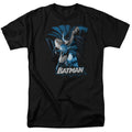 Batman Blue & Gray Mens T Shirt Black Officially Licensed