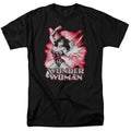 Wonder Woman Red & Gray Mens T Shirt Black Officially Licensed