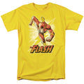 The Flash Yellow Mens T Shirt Yellow Officially Licensed