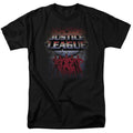Justice League Star League Mens T Shirt Black Officially Licensed