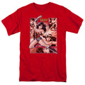 Wonder Woman Panels Mens T Shirt Red Officially Licensed