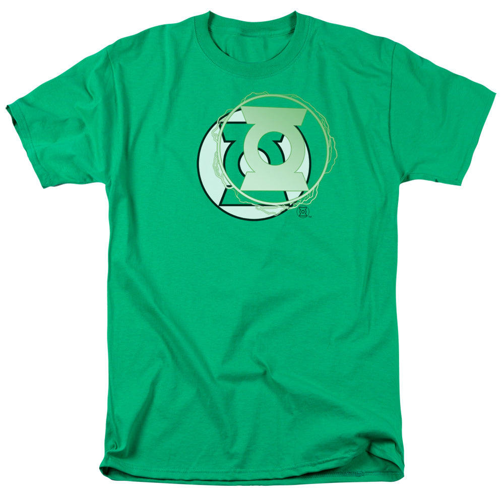Green Lantern Energy Logo Mens T Shirt Kelly Green Officially Licensed