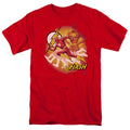 The Flash Lightning Fast Mens T Shirt Red Officially Licensed