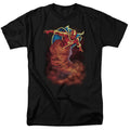 Red Tornado Cloud Mens T Shirt Black Officially Licensed