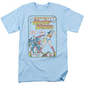 Justice League Wonder Woman #212 Cover Mens T Shirt Light Blue Officially Licensed