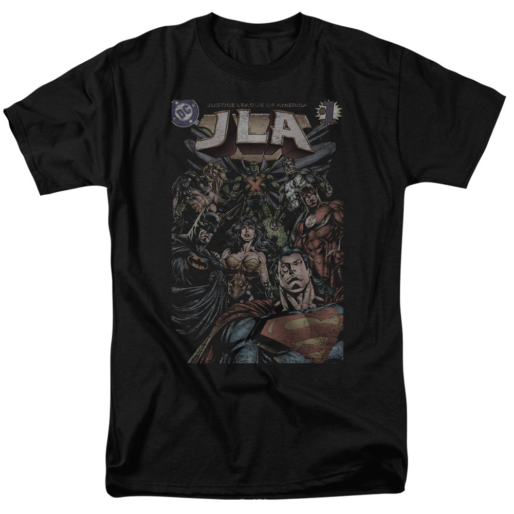 Justice League #1 Cover Mens T Shirt Black Officially Licensed
