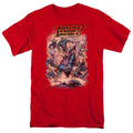 Justice League Lost Mens T Shirt Red Officially Licensed