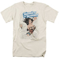 Wonder Woman #14 Cover Mens T Shirt Cream Officially Licensed