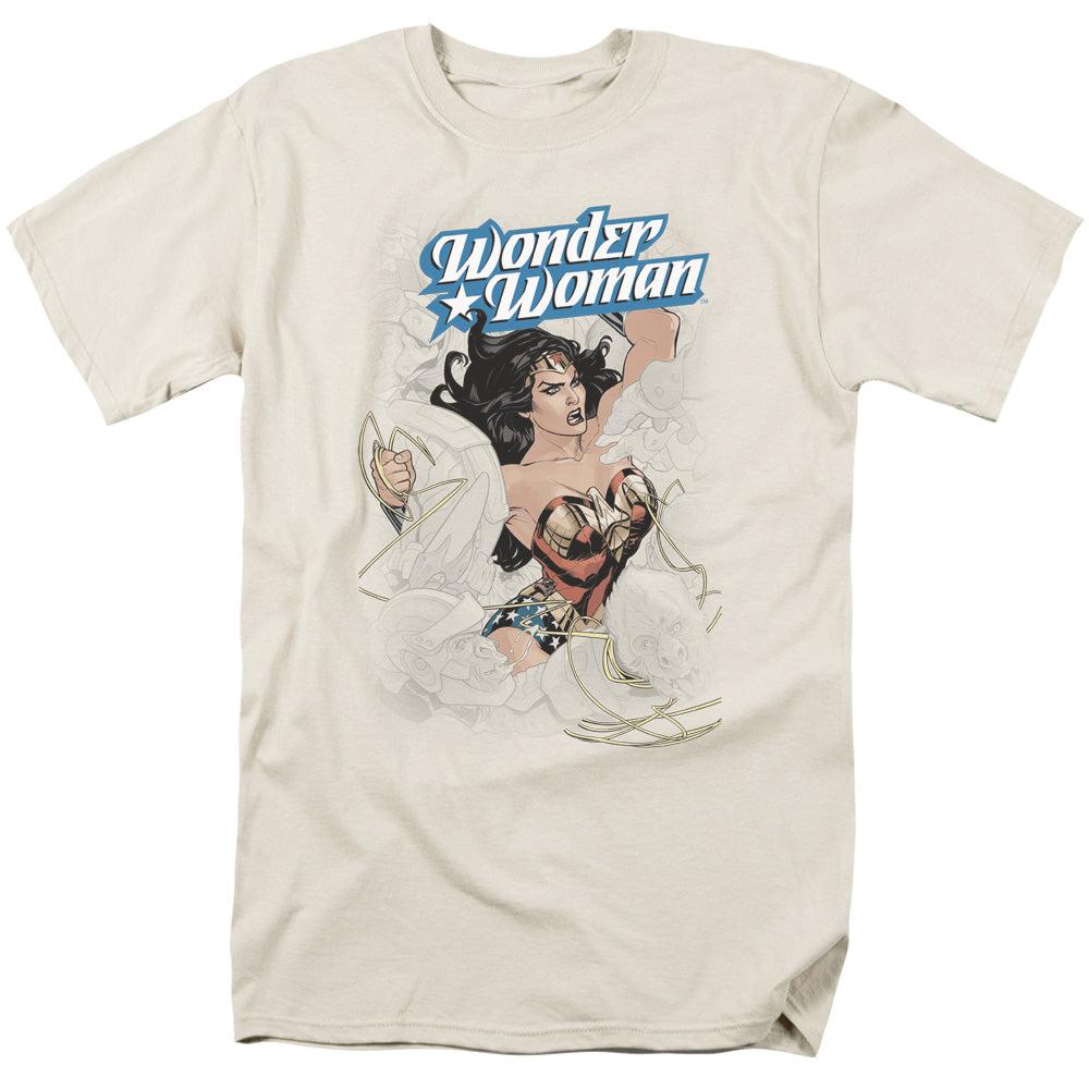 Wonder Woman #14 Cover Mens T Shirt Cream Officially Licensed