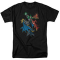 Justice League Action Stars Mens T Shirt Black Officially Licensed