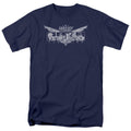 Justice League Justice Wings Mens T Shirt Navy Blue Officially Licensed