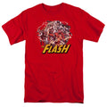 The Flash Family Mens T Shirt Red Officially Licensed