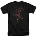 The Flash Neon Flash Mens T Shirt Black Officially Licensed