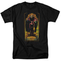 Justice League Deco Mens T Shirt Black Officially Licensed