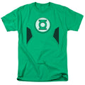Justice League New Green Lantern Uniform Mens T Shirt Kelly Green Officially Licensed