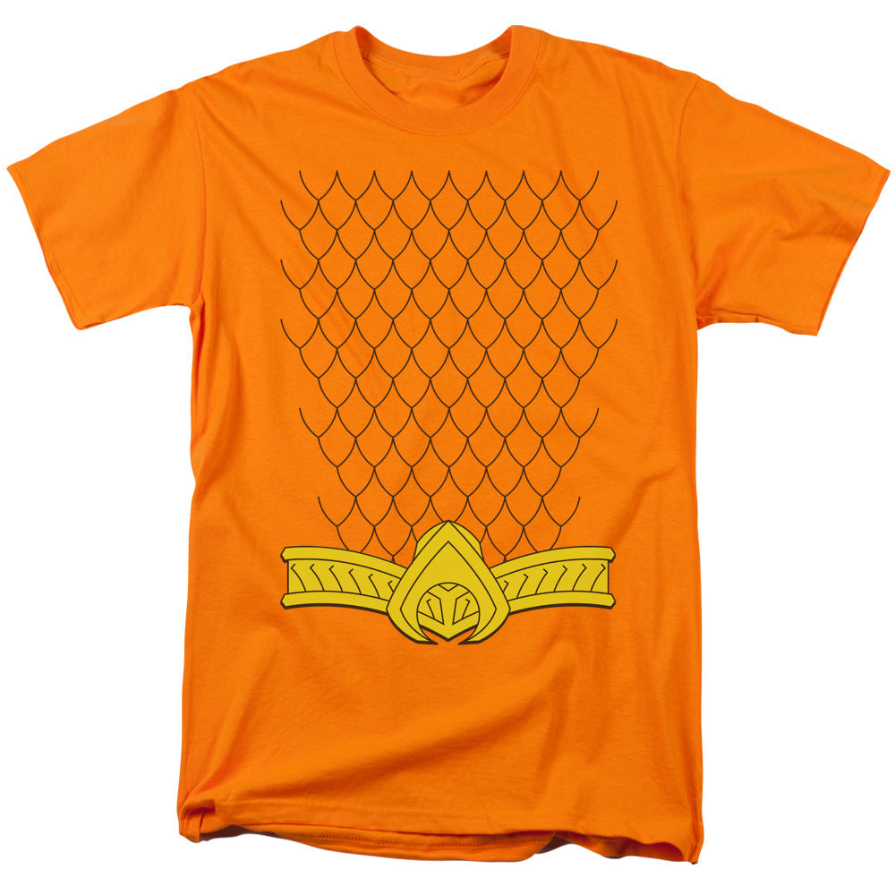 Justice League New Aqua Uniform Mens T Shirt Orange Officially Licensed