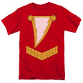Justice League Shazam Mens T Shirt Red Officially Licensed