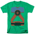 Justice League Martian Mh Mens T Shirt Kelly Green Officially Licensed