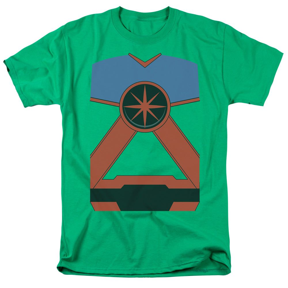 Justice League Martian Mh Mens T Shirt Kelly Green Officially Licensed