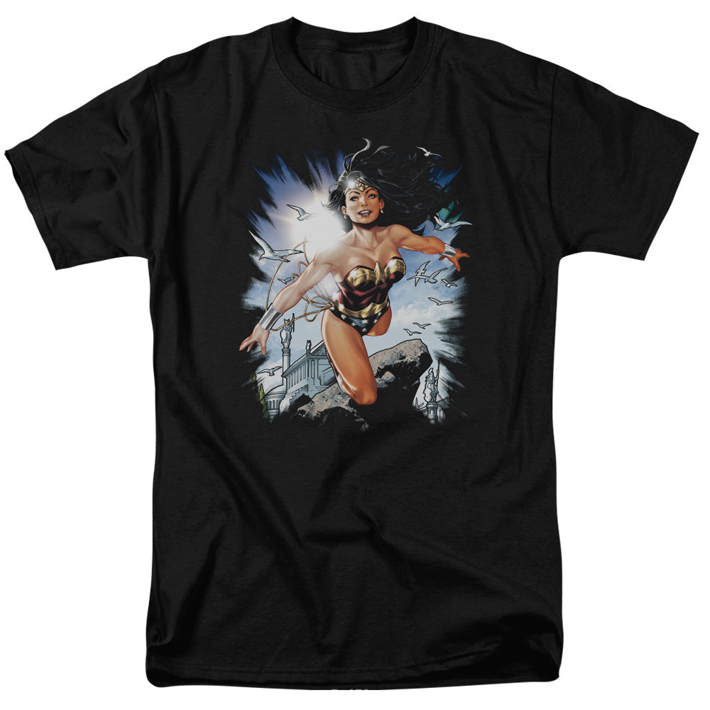 Justice League of Themyscira Mens T Shirt Black Officially Licensed
