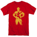 Justice League Flash Knockout Mens T Shirt Red Officially Licensed
