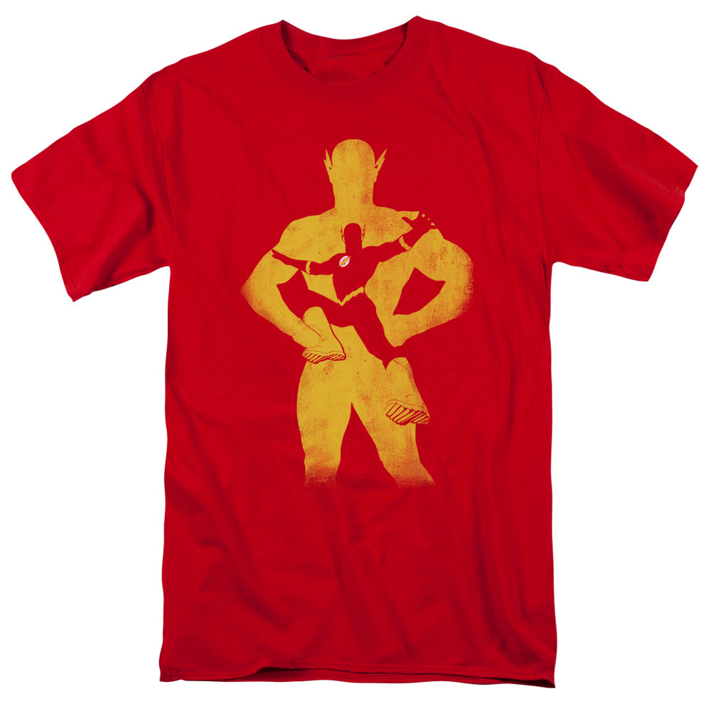 Justice League Flash Knockout Mens T Shirt Red Officially Licensed
