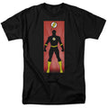 Justice League Flash Block Mens T Shirt Black Officially Licensed