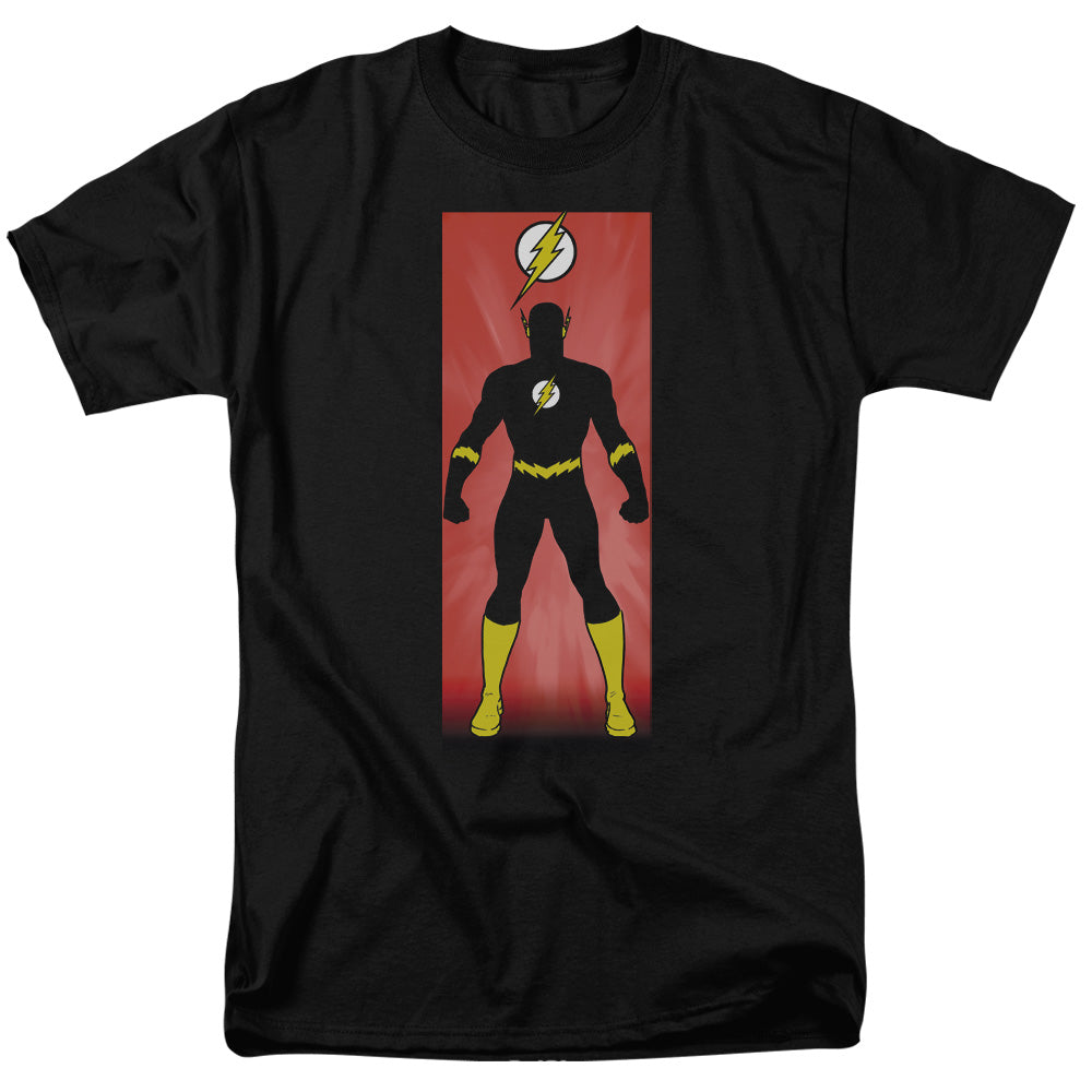 Justice League Flash Block Mens T Shirt Black Officially Licensed