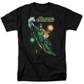 Justice League Galactic Guardian Mens T Shirt Black Officially Licensed
