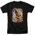 Justice League Reversed Mens T Shirt Black Officially Licensed
