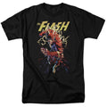 Justice League Ripping Apart Mens T Shirt Black Officially Licensed