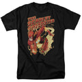 Justice League Scarlet Speedster Mens T Shirt Black Officially Licensed