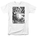 Justice League Say My Name Mens T Shirt White Officially Licensed