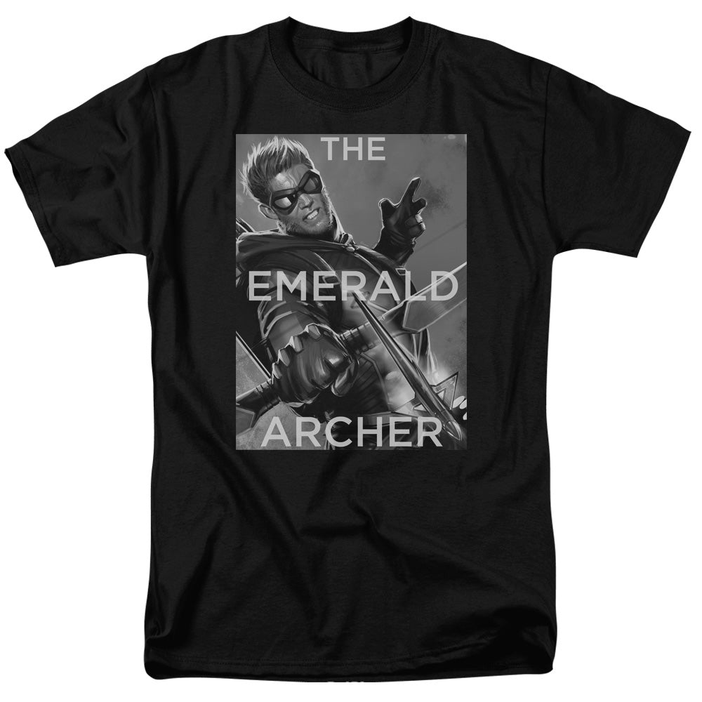 Justice League Trigger Mens T Shirt Black Officially Licensed