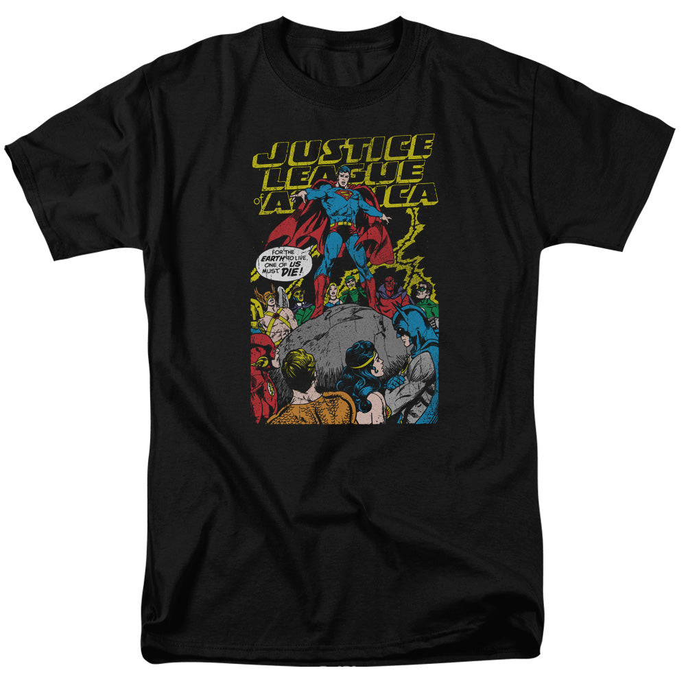 Justice League Ultimate Sacrifice Mens T Shirt Black Officially Licensed