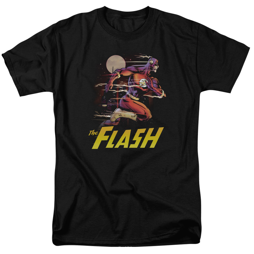 Justice League City Run Mens T Shirt Black Officially Licensed
