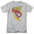 Justice League Lightning Trail Mens T Shirt Athletic Heather Officially Licensed