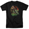 Justice League Sunset Archer Mens T Shirt Black Officially Licensed