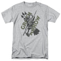 Justice League Archers Arrows Mens T Shirt Athletic Heather Officially Licensed