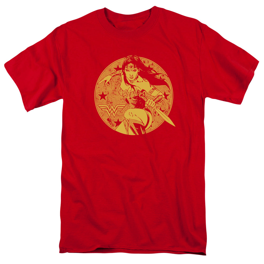 Justice League Young Wonder Mens T Shirt Red Officially Licensed