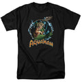 Justice League Ruler of the Seas Mens T Shirt Black Officially Licensed