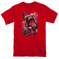 Justice League Finished Mens T Shirt Red Officially Licensed