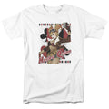 Justice League Harley Bombshell Mens T Shirt White Officially Licensed